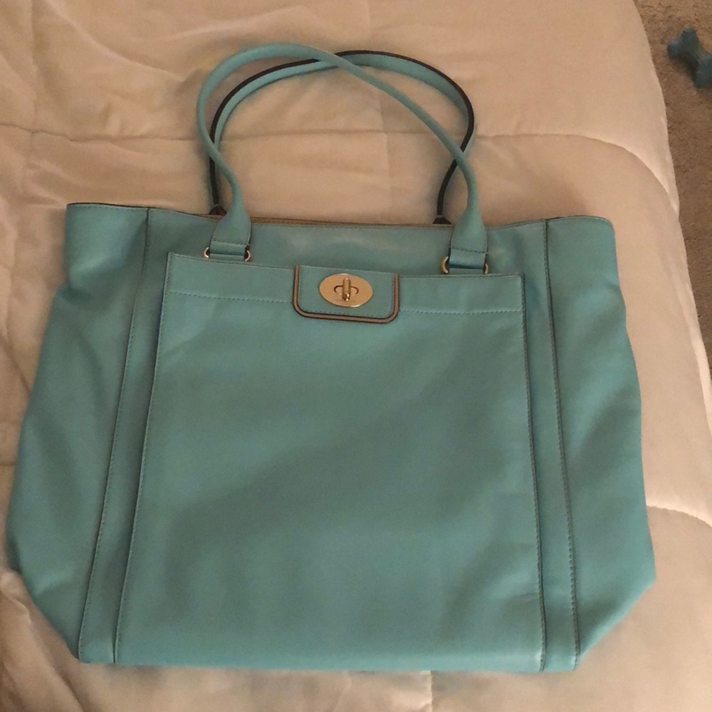 Kate Spade Turquoise Tote Bag